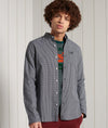 Superdry Classic University Oxford Shirt - Inverse Gingham Black