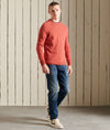 Superdry Harlo Crew Jumper - Warm Orange