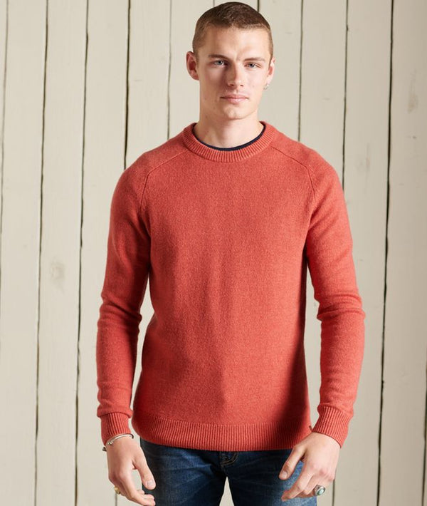 Superdry Harlo Crew Jumper - Warm Orange