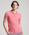 Superdry Classic Pique Polo - Light Pink
