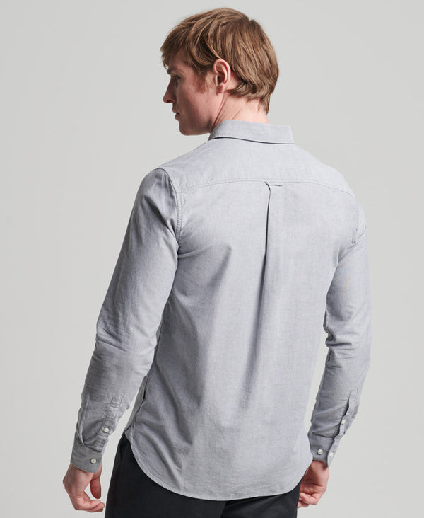 Superdry Studios Uni Oxford Shirt -Soft Grey [Size XXL]