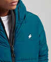 Superdry Hooded Sports Puffer - Sailor Blue