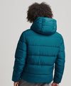 Superdry Hooded Sports Puffer - Sailor Blue