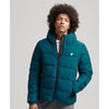 Superdry Hooded Sports Puffer - Sailor Blue