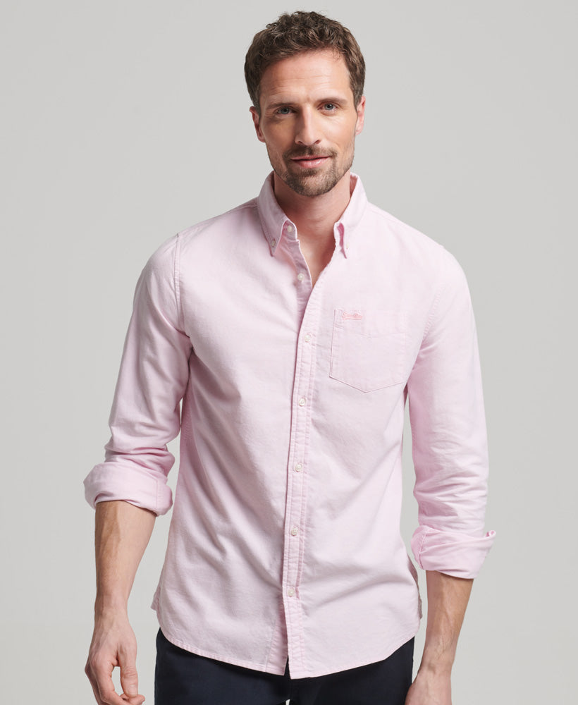 Mens light pink on sale button up shirt