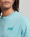 Superdry Vintage Logo Emb Tee - Turquoise Sea Grit