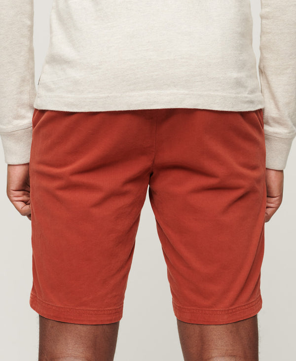 Superdry Vintage Officer Chino Shorts Smoked Cinnamon Orange