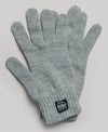 Superdry Classic Knitted Gloves - Silver