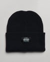 Superdry Classic Knitted Beanie Hat - New Jet Black