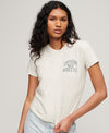 Superdry Essential Slub 90s Tee - Oatmeal Beige Marl