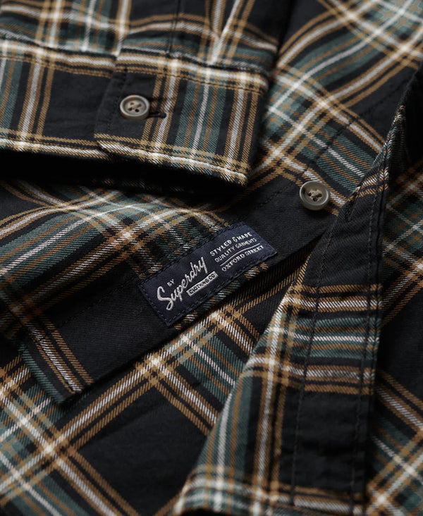 Superdry Vintage Check Shirt - Pasadena Check Black