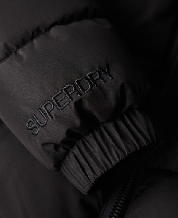 Superdry Hooded Spirit Sports Puffer - Black