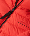 Superdry Hooded Microfibre Padded Jacket - Sunset Red