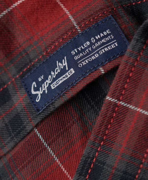 Superdry Vintage Check Shirt - Hoxton Check Red