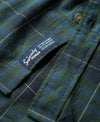 Superdry Vintage Check Shirt - Hoxton Check Navy Green