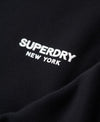 Superdry Luxury Sport Loose Fit Crew - Black