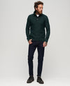 Superdry Chunky Button High Neck Jumper - Eclipse Navy