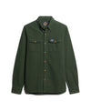 Superdry Trailsman Flannel Shirt - Enamel Green