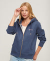 Superdry Essential Logo Ziphood - Mariner Navy [Size S/10]