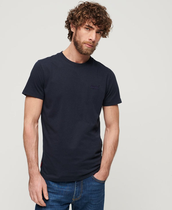 Superdry Essential Logo Emb Tee - Eclipse Navy (Size 2XL)