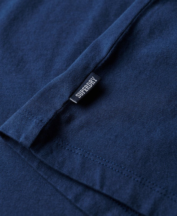 Superdry Essential Logo Retro T-Shirt - Pilot Mid Blue/China Blue