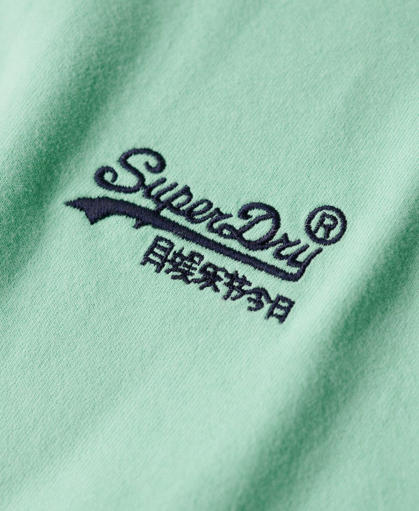 Superdry Essential Logo Emb Tee - Spearmint Light Green