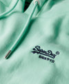 Superdry Essential Logo Hoodie - Spearmint Light Green
