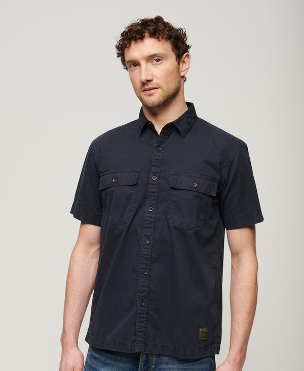 Superdry Military S/S Shirt - Eclipse Navy