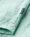 Superdry Studios Casual Linen S/S Shirt - Spearmint Light Green