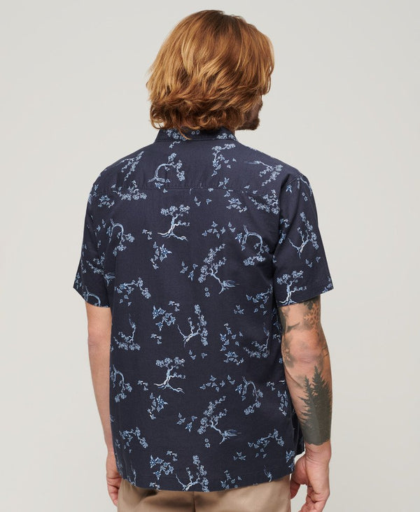 Superdry S/S Beach Shirt - Indigo Floral