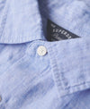 Superdry Studios Casual Linen L/S Shirt - Light Blue Chambray