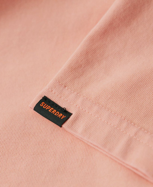 Superdry Studios Jersey Polo - Sweet Peach Pink