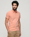 Superdry Studios Jersey Polo - Sweet Peach Pink