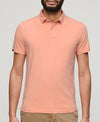 Superdry Studios Jersey Polo - Sweet Peach Pink