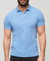 Superdry Studios Jersey Polo - Bluebell (Size XL)