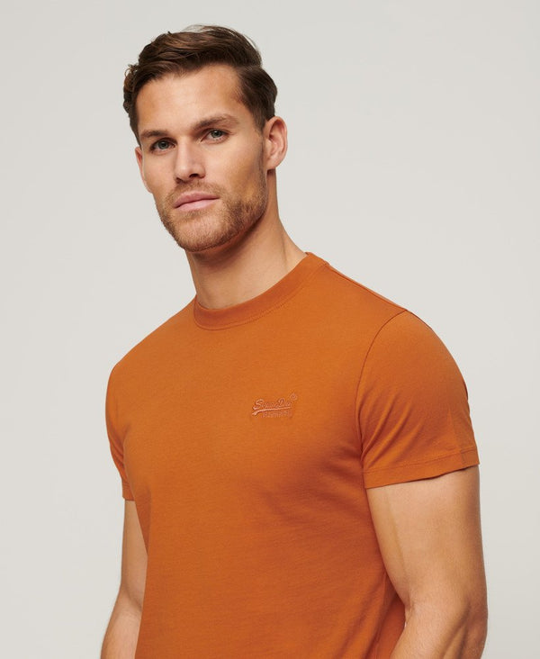 Superdry Essential Logo Emb Tee - Mojave Orange