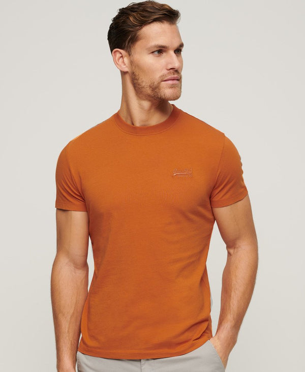 Superdry Essential Logo Emb Tee - Mojave Orange