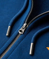 Superdry Essential Logo Zip Hoodie - Pilot Mid Blue