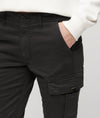 Superdry Mid Rise Slim Cargo Pants - Black