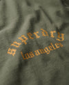 Superdry Tattoo Graphic Loose Tee - Dark Grey Green