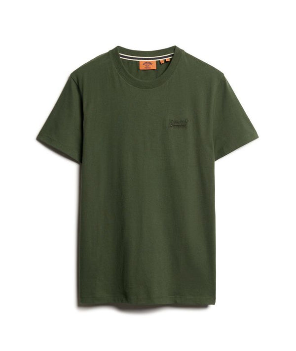 Superdry Essential Logo EMB Tee - Duffel Bag Green