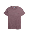 Superdry Essential Logo Emb Tee - Port Grey Grindle Feeder