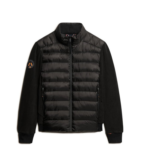 Superdry Storm Fleece Hybrid Bomber - Black