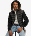 Superdry Storm Fleece Hybrid Bomber - Black