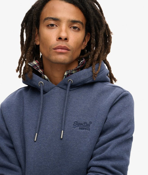 Superdry Essential Logo Hoodie HB - Heritage Navy Marl