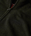 Superdry Essential Emb Knit Half Zip - Dark Moss Marl