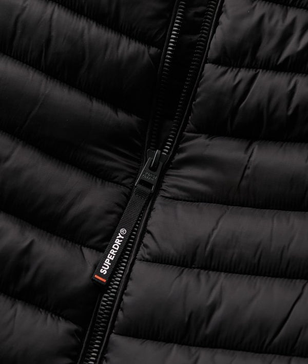 Superdry Hooded Fuji Sport Padded Jacket - Black