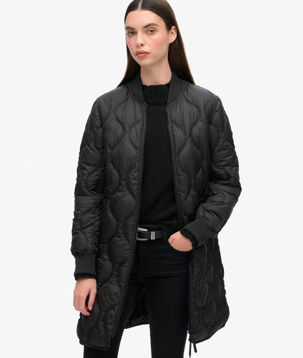 Superdry Studios Long Liner Jacket - Black