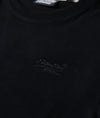 Superdry Essential Logo Embroidered Tee - Black
