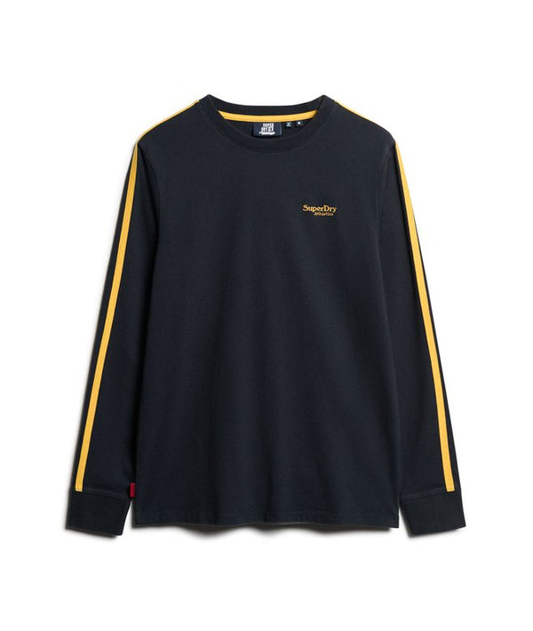 Superdry Essential Logo Retro LS Top - Eclipse Navy